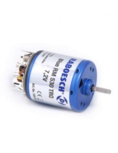 Moteur électrique Bleu RM 530 TRQ moteur brushed - LCDP - Radiocommande.fr