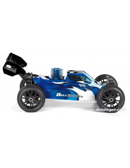 Voiture BULL SPORT 1/8 NITRO - LCDP - Radiocommande.fr