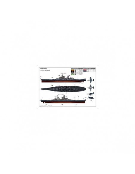Bateau USS Missouri BB-63 1/200, radiocommandable ou statique - LCDP - Radiocommande.fr