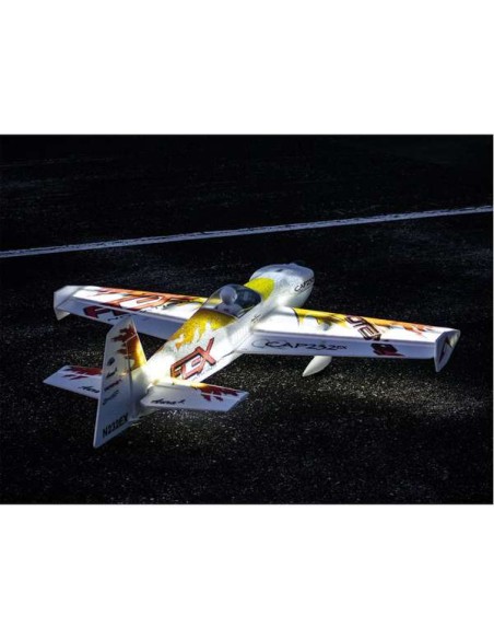 AVION QQ CAP 232 EX SUPER PNP JAUNE NUIT - LCDP - Radiocommande.fr