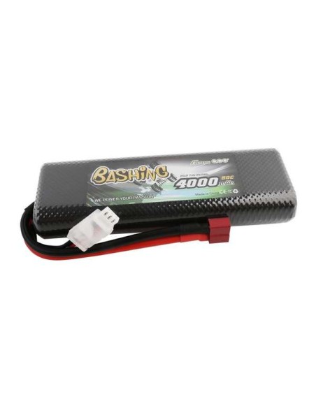ACCU GENS ACE BATTERIE LIPO 2S 7.4V-4000-45C(DEANS) 139X47X23MM 200G - LCDP - Radiocommande.fr