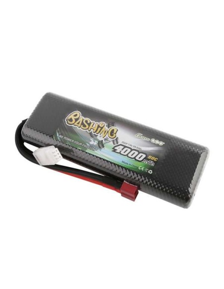 ACCU GENS ACE BATTERIE LIPO 2S 7.4V-4000-45C(DEANS) 139X47X23MM 200G - LCDP - Radiocommande.fr