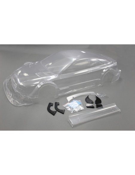 Carrosserie 1.5 eme Set carro. Audi RS5 transparente - LCDP - Radiocommande.fr