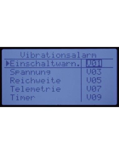 RADIO GRAUPNER mc-26 HoTT 16-voies 2.4 GHz - LCDP - Radiocommande.fr