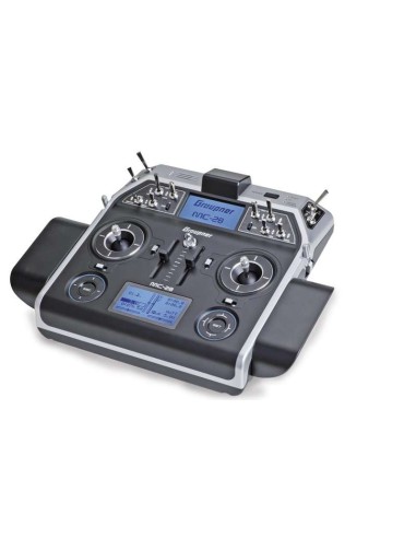 RADIO GRAUPNER mc-28 HoTT 2.4 GHz 16-Canal GR-18 - LCDP - Radiocommande.fr