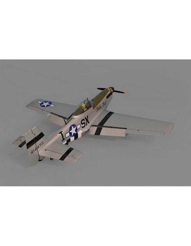 Avion Phoenix Model P-51 Mustang gris/vert 50-60cc GP/EP ARF 2.19m - LCDP - Radiocommande.fr