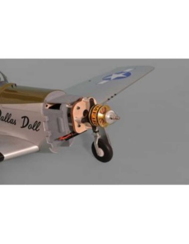 Avion Phoenix Model P-51 Mustang gris/vert 50-60cc GP/EP ARF 2.19m - LCDP - Radiocommande.fr