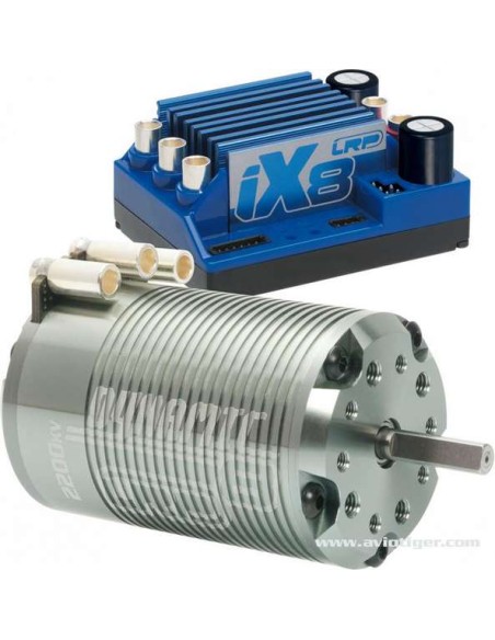 COMBO IX8/DYNAMIC 8 BL 2200KV - LCDP - Radiocommande.fr