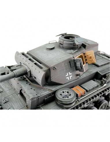 Tank 1/16 RC PzKpfw III Ausf. L gris BB - LCDP - Radiocommande.fr