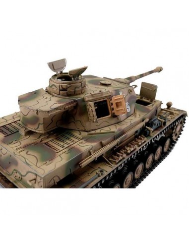 Tank 1/16 RC PzKpfw IV Ausf. G camo BB - LCDP - Radiocommande.fr