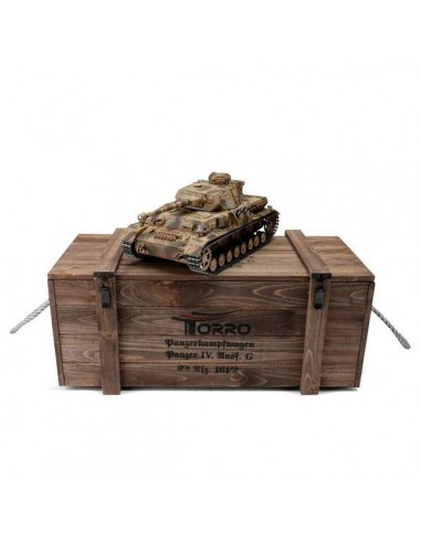 Tank 1/16 RC PzKpfw IV Ausf. G camo BB - LCDP - Radiocommande.fr