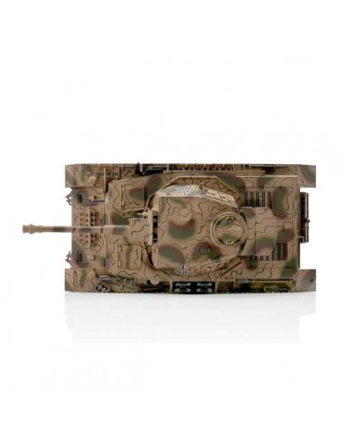 Tank 1/16 RC PzKpfw IV Ausf. G camo BB - LCDP - Radiocommande.fr