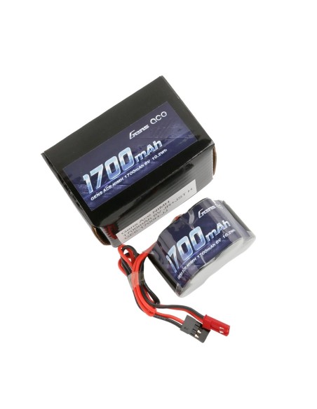 Accu GENS ACE BATTERIE RX NIMH 6.0V-1700MAH (DUAL JR-JST) 125G - HUMP - LCDP - Radiocommande.fr
