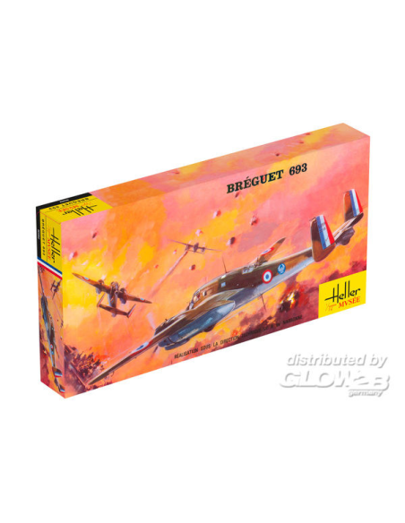 Maquette Heller: BREGUET 693/2 "Heller Museum in 1:72 - LCDP - Radiocommande.fr