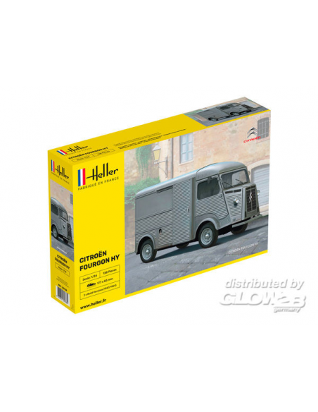 Maquette Heller: Citroen Fourgon Hy "Tube in 1:24 - LCDP - Radiocommande.fr
