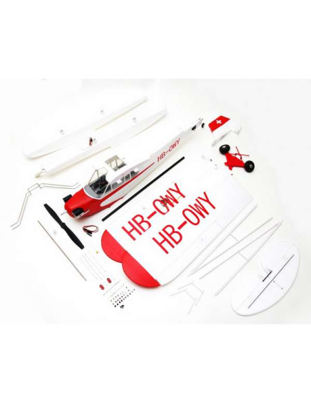 Avion Plane 1400mm J3 V3 PNP kit with Floats Piper cub j3 - LCDP - Radiocommande.fr