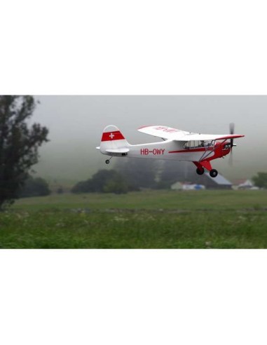 Avion Plane 1400mm J3 V3 PNP kit with Floats Piper cub j3 - LCDP - Radiocommande.fr