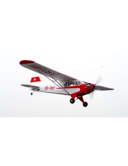 Avion Plane 1400mm J3 V3 PNP kit with Floats Piper cub j3 - LCDP - Radiocommande.fr