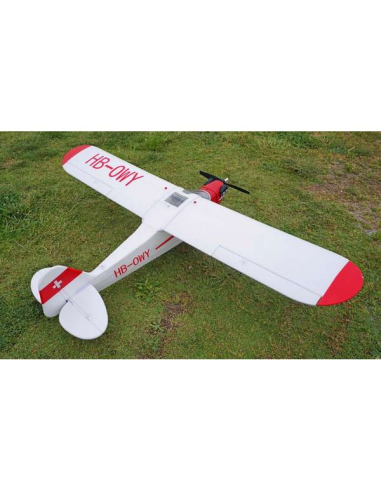 Avion Plane 1400mm J3 V3 PNP kit with Floats Piper cub j3 - LCDP - Radiocommande.fr