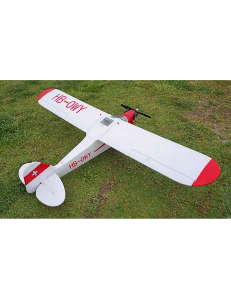 Avion Plane 1400mm J3 V3 PNP kit with Floats Piper cub j3 - LCDP - Radiocommande.fr