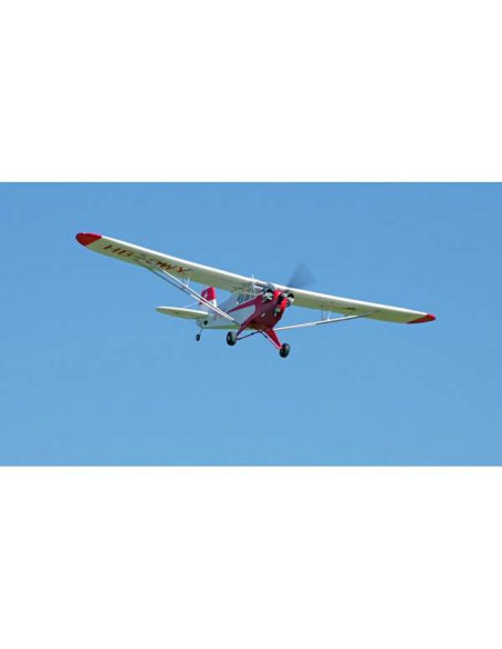 Avion Plane 1400mm J3 V3 PNP kit with Floats Piper cub j3 - LCDP - Radiocommande.fr