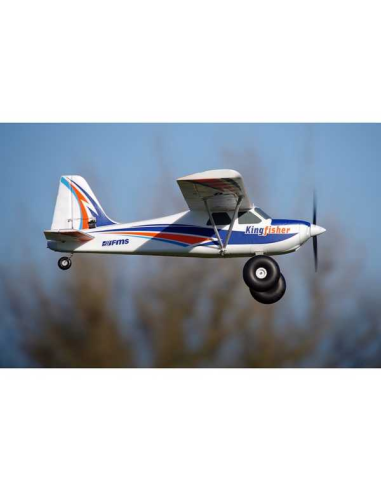 Avion Plane 1400mm Kingfisher PNP kit with Floats & Skis - LCDP - Radiocommande.fr