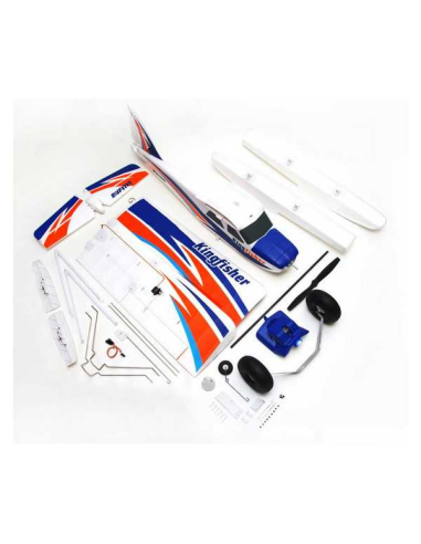 Avion Plane 1400mm Kingfisher PNP kit with Floats & Skis - LCDP - Radiocommande.fr