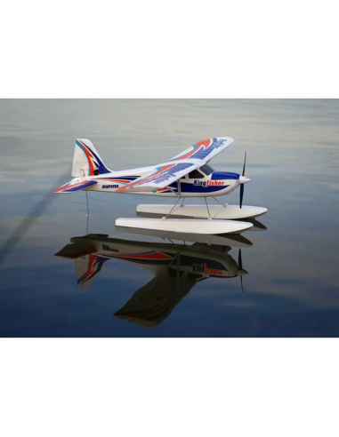 Avion Plane 1400mm Kingfisher PNP kit with Floats & Skis - LCDP - Radiocommande.fr