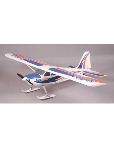 Avion Plane 1400mm Kingfisher PNP kit with Floats & Skis - LCDP - Radiocommande.fr