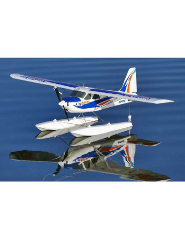 Avion Plane 1400mm Kingfisher PNP kit with Floats & Skis - LCDP - Radiocommande.fr