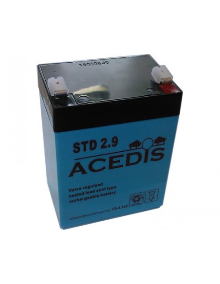 B*atterie Plomb 12V 2.9Ah (79L*55l*99h) - LCDP - Radiocommande.fr