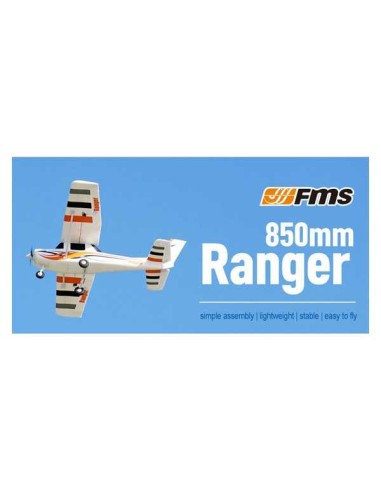Avion Plane 850mm Ranger PNP kit - LCDP - Radiocommande.fr
