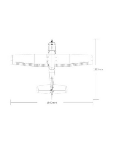 Avion Plane 1800mm Ranger PNP kit w/ free reflex system - LCDP - Radiocommande.fr