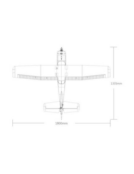 Avion Plane 1800mm Ranger PNP kit w/ free reflex system - LCDP - Radiocommande.fr