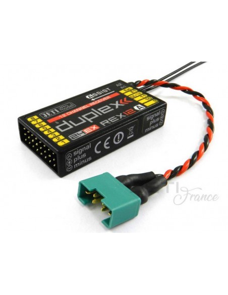 Recepteur Jeti Duplex - REX 12 Assist - LCDP - Radiocommande.fr