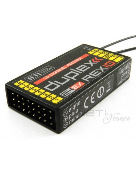 Recepteur Jeti Duplex - REX 10 Assist - LCDP - Radiocommande.fr