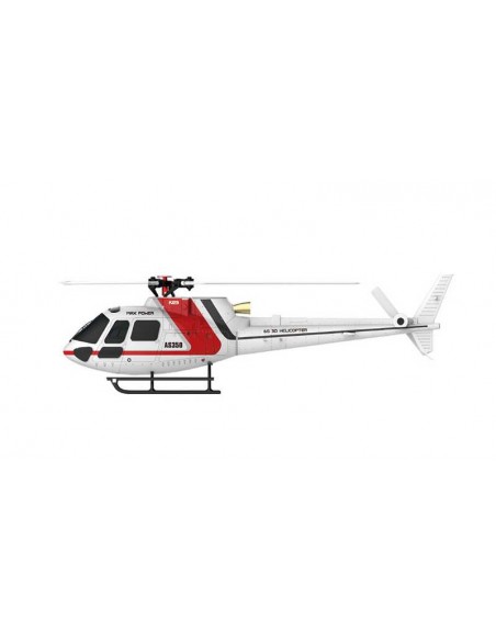 Helicoptére AS350 BRUSHLESS HELIKOPTER 3D 3-BLATT 6G FLYBARLESS, RTF - LCDP - Radiocommande.fr