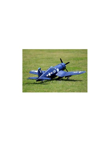 Avion Corsair 1400mm F4U-4 V3 (Bleu) kit PNP - LCDP - Radiocommande.fr
