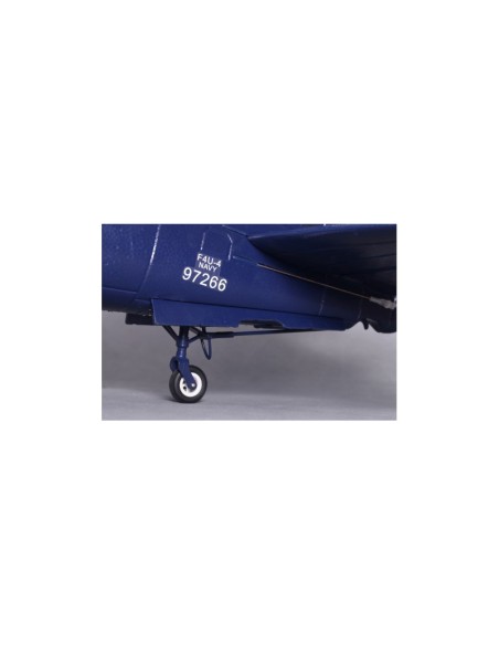 Avion Corsair 1400mm F4U-4 V3 (Bleu) kit PNP - LCDP - Radiocommande.fr