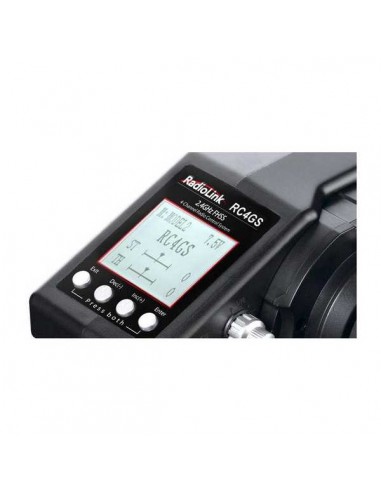 Radio 4 canaux RC4GS V2 avec récepteur Gyro R6FG intégré - LCDP - Radiocommande.fr