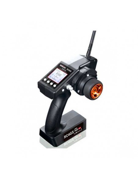 Radio 4 canaux RC4GS V2 avec récepteur Gyro R6FG intégré - LCDP - Radiocommande.fr