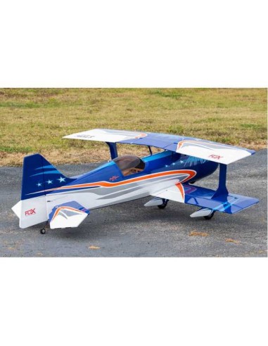 Avion PREMIER AIRCRAFT MAMBA 70CC ARF BIPLAN BLEU - LCDP - Radiocommande.fr