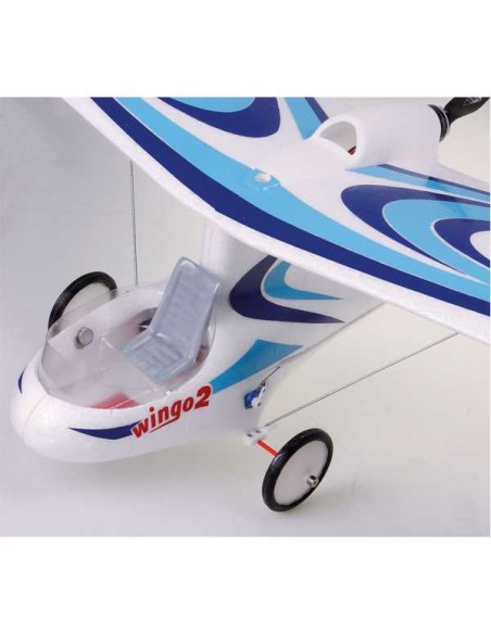 Avion ROBBE WINGO 2 PNP "YOU CAN FLY" VORMONTIERT AVEC BRUSHLESS MOTEUR , REGLER ET SERVO - LCDP - Radiocommande.fr