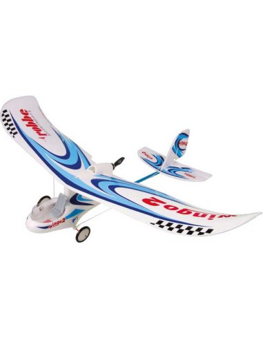 Avion ROBBE WINGO 2 PNP "YOU CAN FLY" VORMONTIERT AVEC BRUSHLESS MOTEUR , REGLER ET SERVO - LCDP - Radiocommande.fr