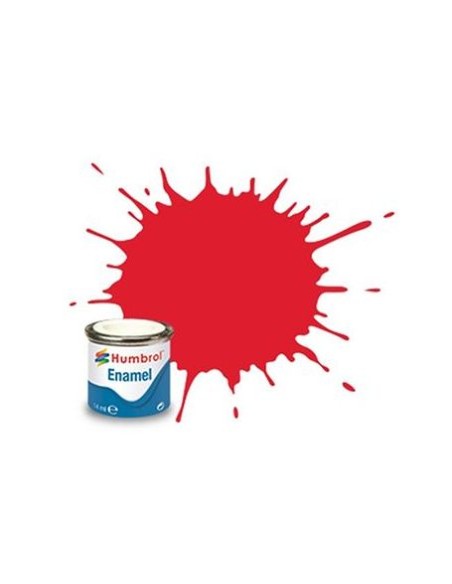 Pot de peinture 19 Bright Red Gloss - 14ml Enamel Paint