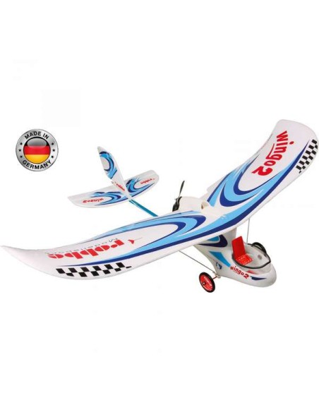 Avion KIT ROBBE WINGO 2 KIT "VOUS POUVEZ VOLER" AVEC MOTEUR SANS BALAIS, CONTRÔLEUR ET SERVOS.