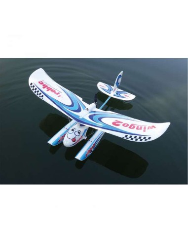 Avion KIT ROBBE WINGO 2 KIT "VOUS POUVEZ VOLER" AVEC MOTEUR SANS BALAIS, CONTRÔLEUR ET SERVOS.