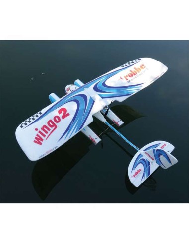 Avion KIT ROBBE WINGO 2 KIT "VOUS POUVEZ VOLER" AVEC MOTEUR SANS BALAIS, CONTRÔLEUR ET SERVOS.