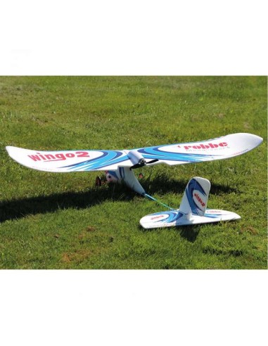 Avion KIT ROBBE WINGO 2 KIT "VOUS POUVEZ VOLER" AVEC MOTEUR SANS BALAIS, CONTRÔLEUR ET SERVOS.