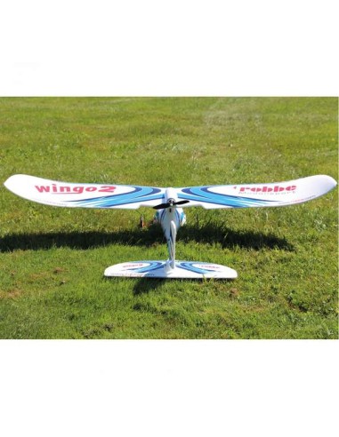 Avion KIT ROBBE WINGO 2 KIT "VOUS POUVEZ VOLER" AVEC MOTEUR SANS BALAIS, CONTRÔLEUR ET SERVOS.